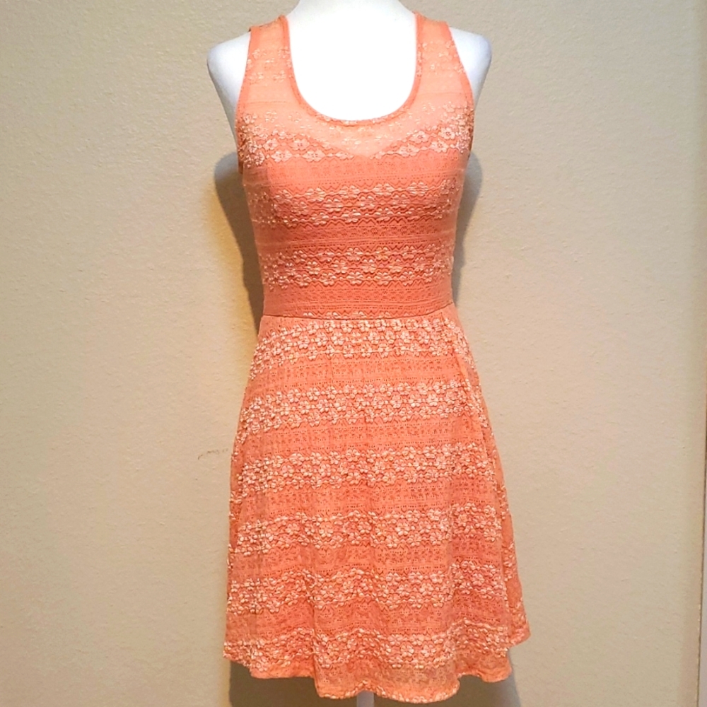 Love Republic Dress Mini Women Petite 0 Peach